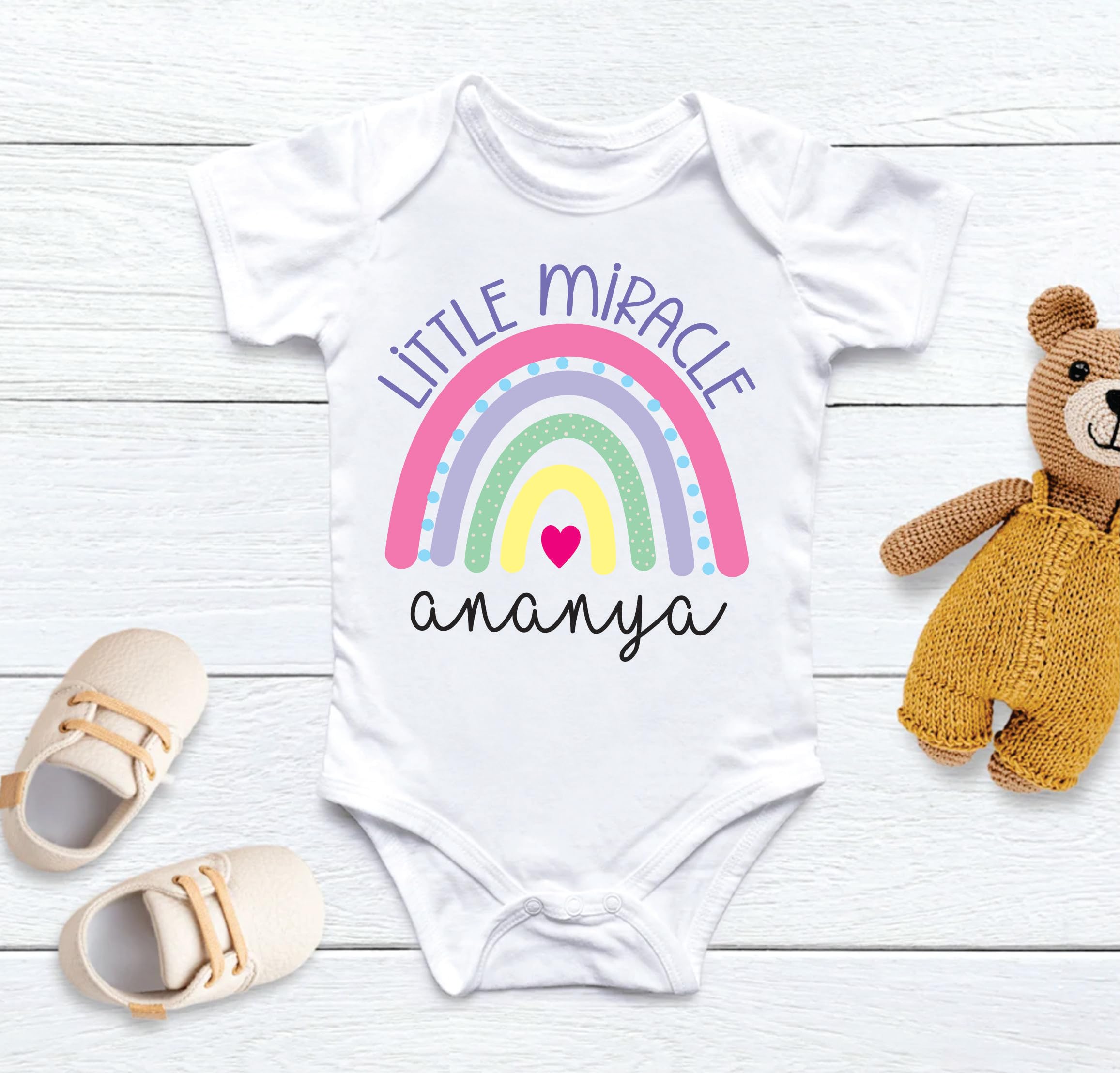 **Personalized Baby Name Dress for Boys & Girls | Custom Newborn Romper Gift for Photography | 0-12 Months Baby Photoshoot Bodysuit – Perfect for Birthdays, Christenings & Family Portraits**