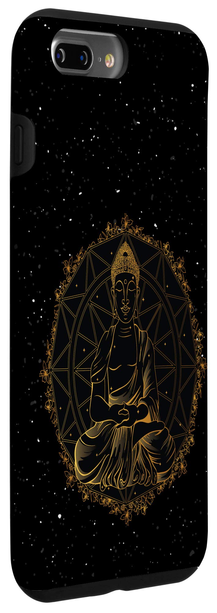 iPhone 7 Plus/8 Plus Phone Case - Yoga Buddha Buddhist Monk Meditation Design - Perfect Gift for Meditation Lovers & Yoga Practitioners - Ideal for Daily Use, Yoga Sessions & Mindful Moments