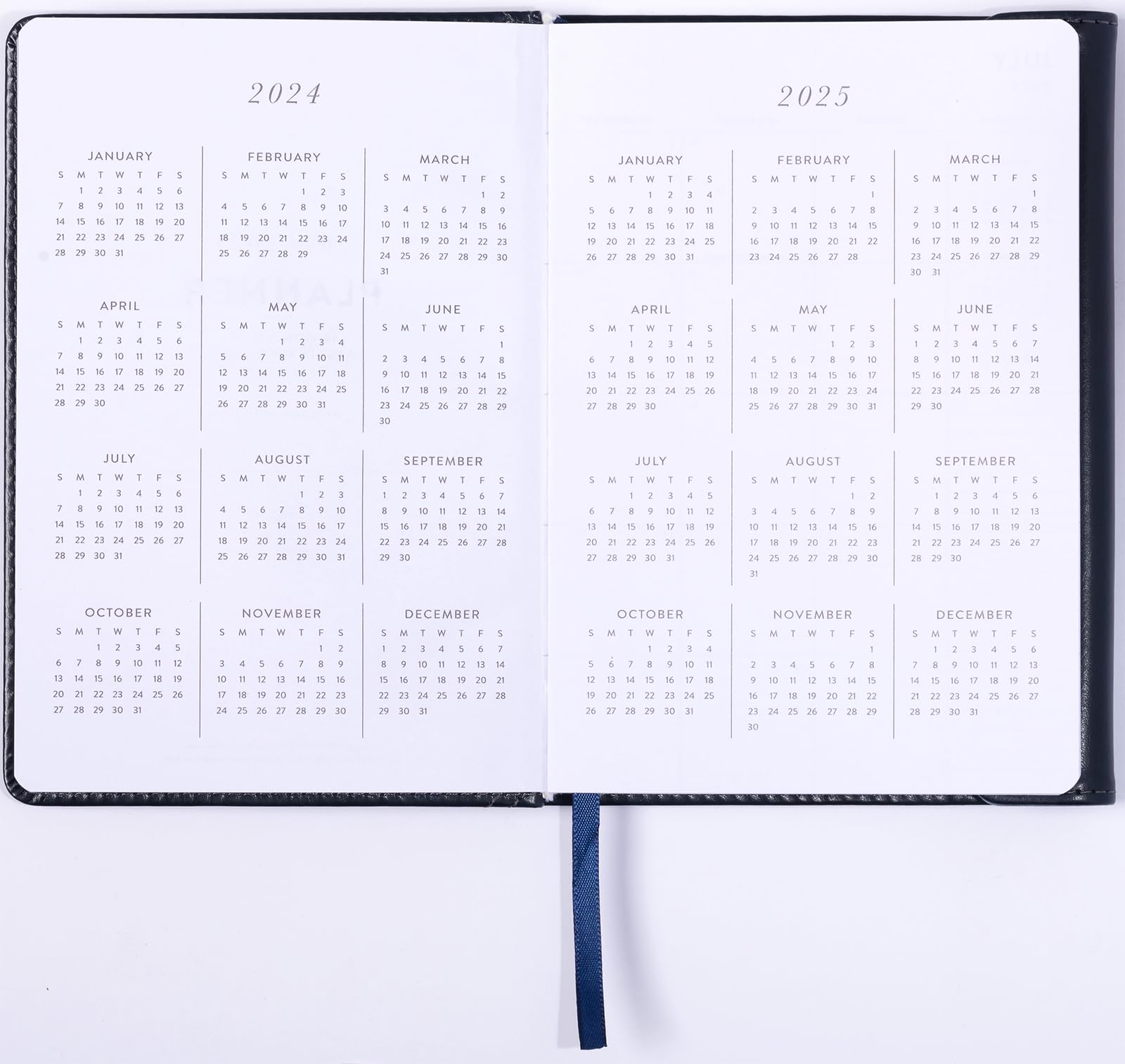 2024-2025 Eccolo 18-Month Planner with Monthly & Weekly Pages - Soft Cover Bound Organizer (5.25