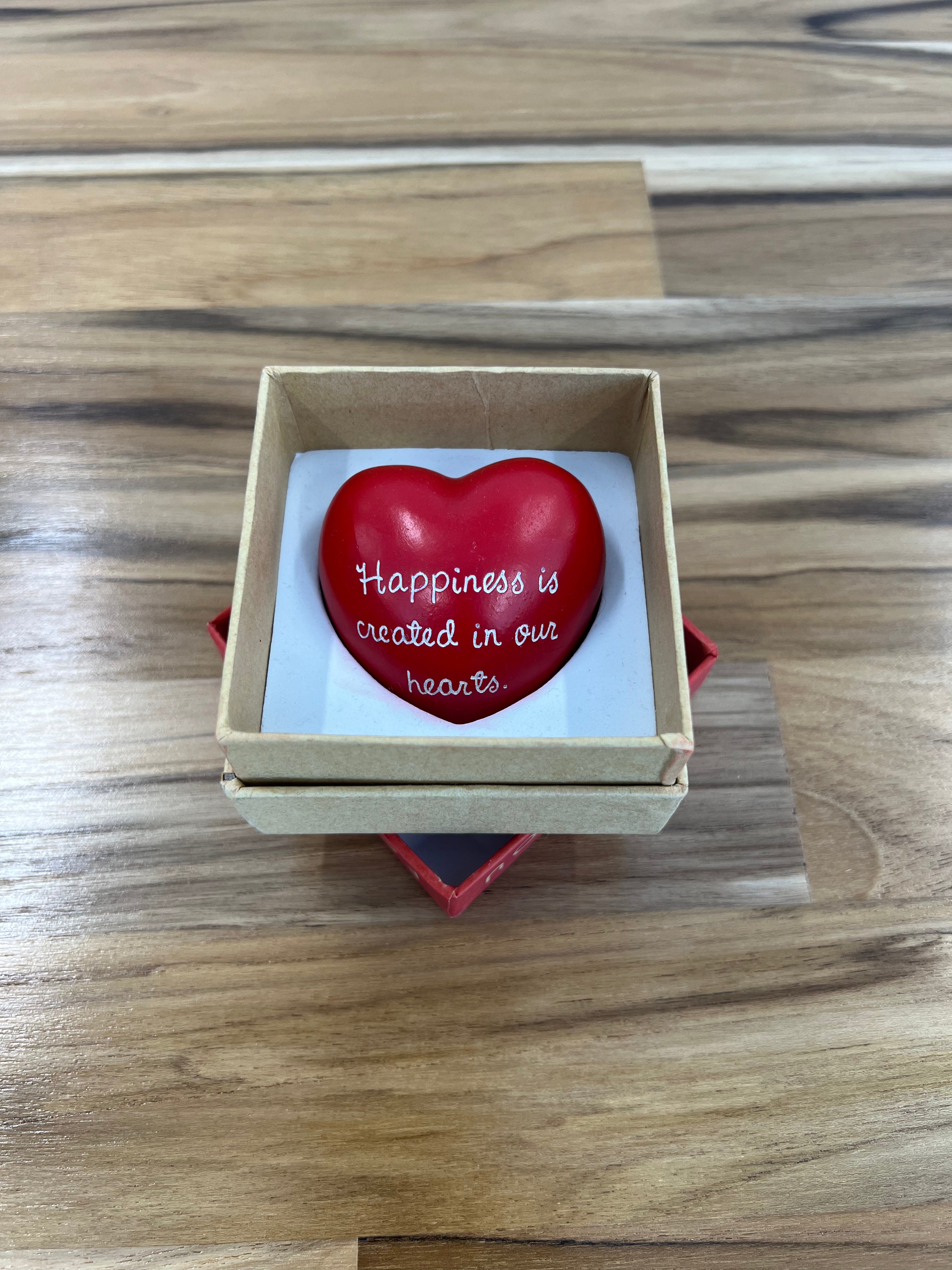 Happiness Heart Ornament - Elegant Home Decor for Christmas Tree, Wedding, Party & Gift Giving
