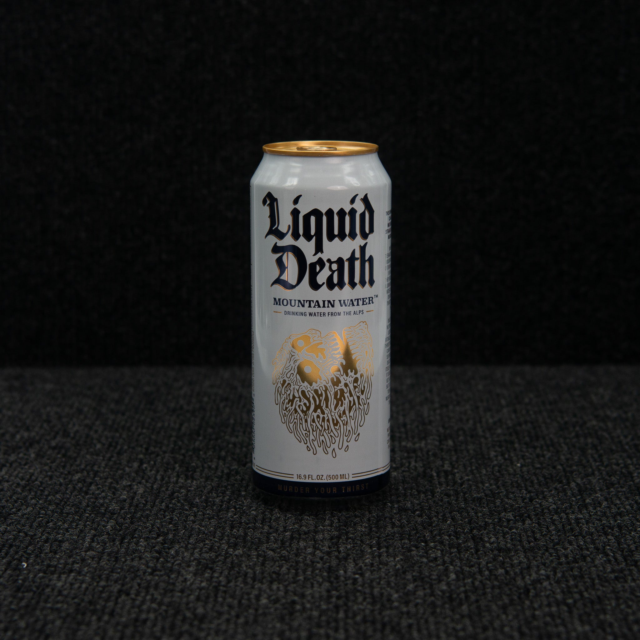 Liquid Death Mountain Water - Premium Alkaline Spring Water in 100% Recyclable Cans - Hydrate at Gym, Office, Outdoor Adventures & Parties