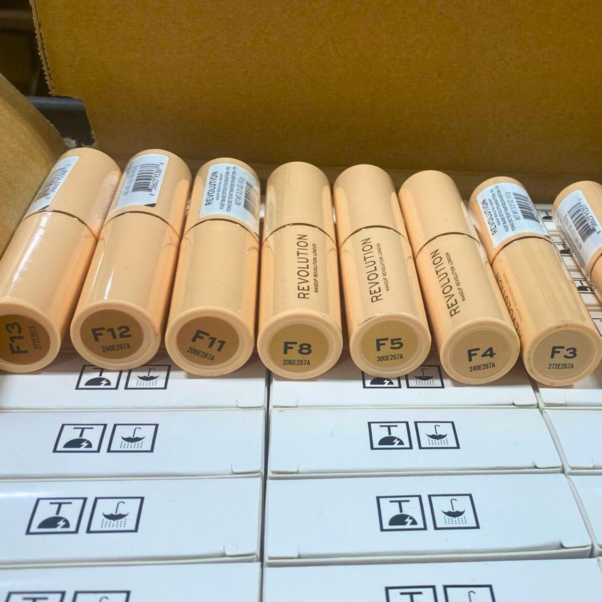 Fast-Drying Stick Foundation Assorted Shades 0.21OZ (50 Pcs) - Oil Control & Full Coverage Makeup for Professional Salon & On-The-Go Touch Ups