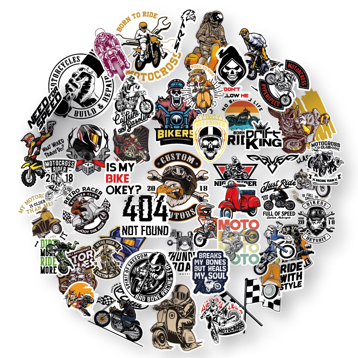 ISEE 360 Reflective Bike Stickers for Bicycle, Helmet, Tank & Visor - 50-Piece Pack - Perfect Gift for Cyclists & Motorcycle Riders - Enhance Night Visibility & Safety for Road Biking and Commuting
