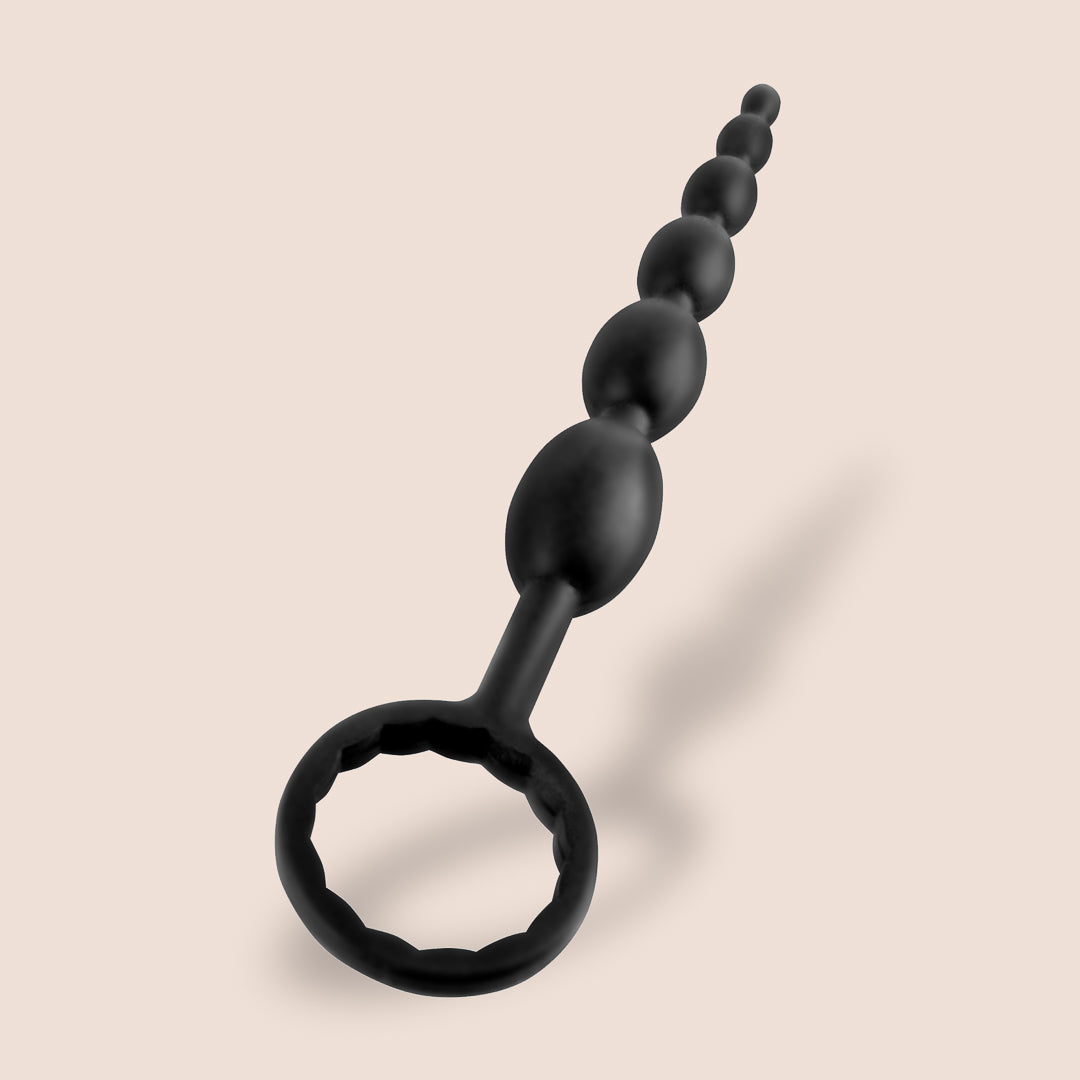 Anal Fantasy Beginner Beads for First Time Fun - Flexible & Comfortable Silicone Beads for Couples & Solo Play - Perfect for Sensual Exploration & Intimate Pleasure
