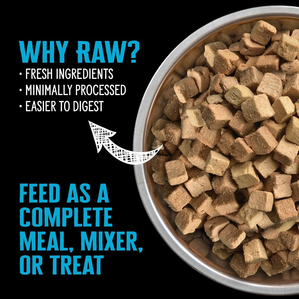Premium Freeze-Dried Raw Cat Food - SubZero Whitefish & Cranberry Recipe for Cats - High-Protein, Grain-Free Meal Topper or Mixer - Perfect for Picky Eaters & Sensitive Stomachs - Indoor & Outdoor Cat Nutrition