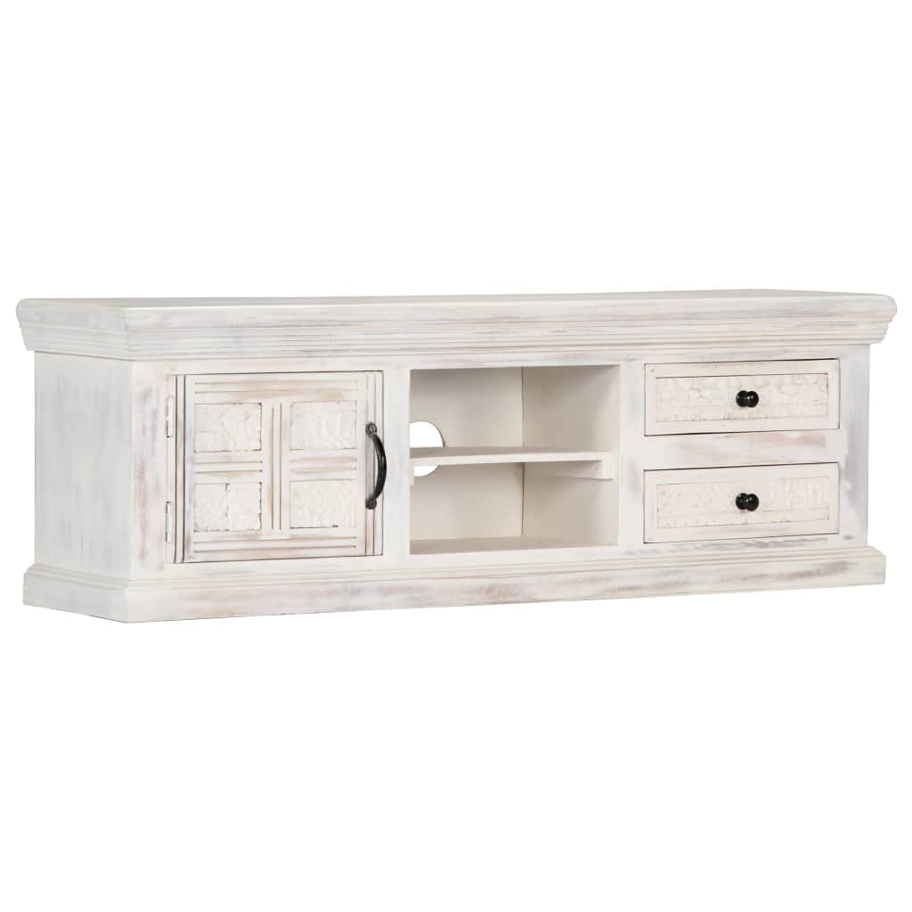Modern Farmhouse TV Stand with Storage Drawers - 47.2