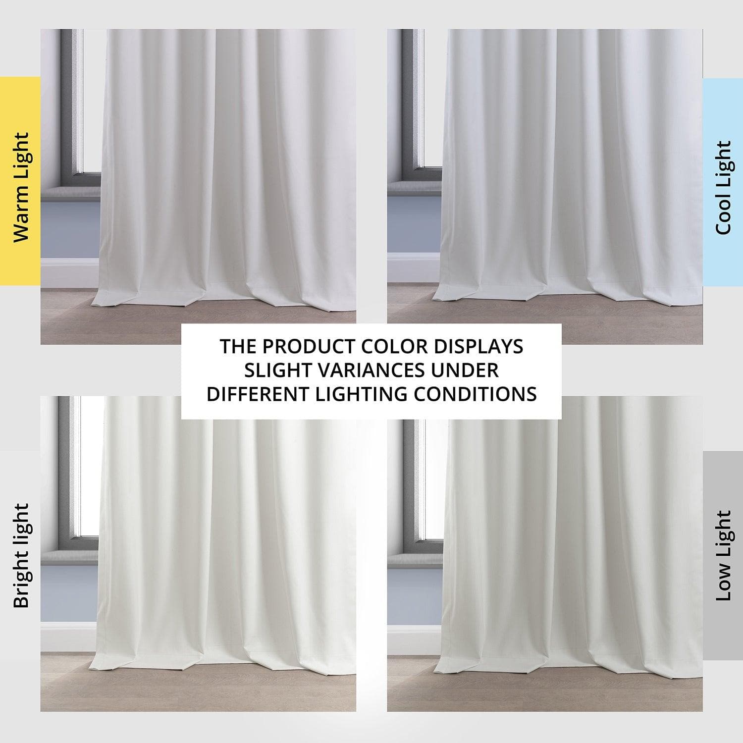 Premium Blackout Curtains for Bedroom - Off White Performance Linen Hotel Style Window Drapes - Perfect for Home, Nursery & Light-Sensitive Sleepers