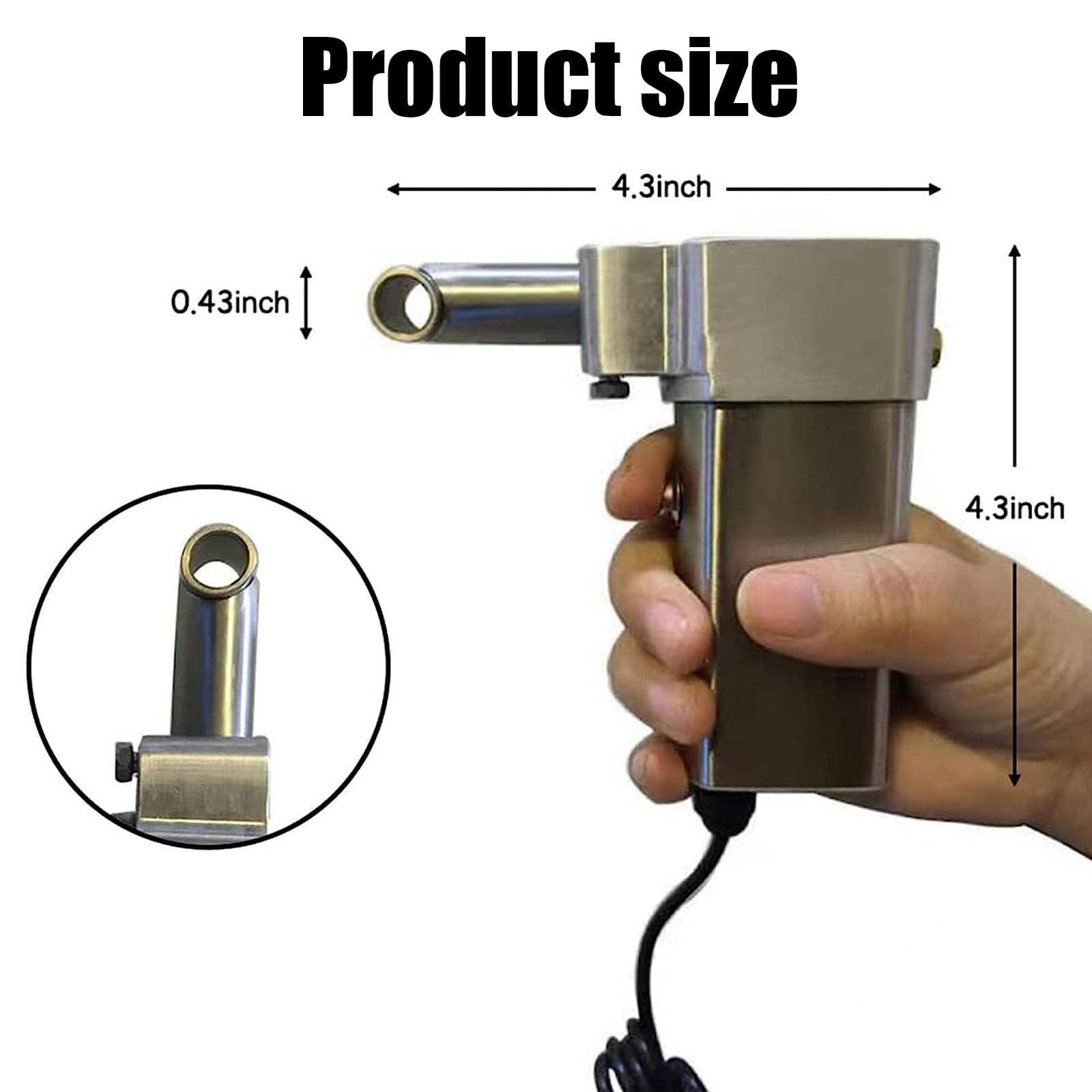 Portable Electric Dreadlock Maker Machine Kit - 6mm Professional Hair Styling Tool for Natural & Synthetic Hair | Perfect for Salons, Home Use & DIY Hairstyles