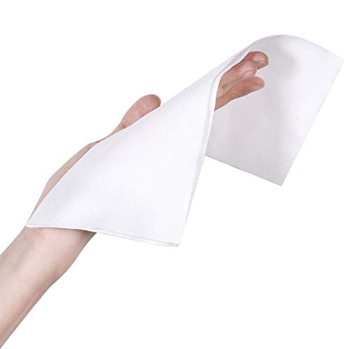 100PCS Disposable Cotton Wash Towels | Soft & Absorbent Cleaning Wipes | Perfect for Baby Care, Makeup Removal, Gym & Travel Use