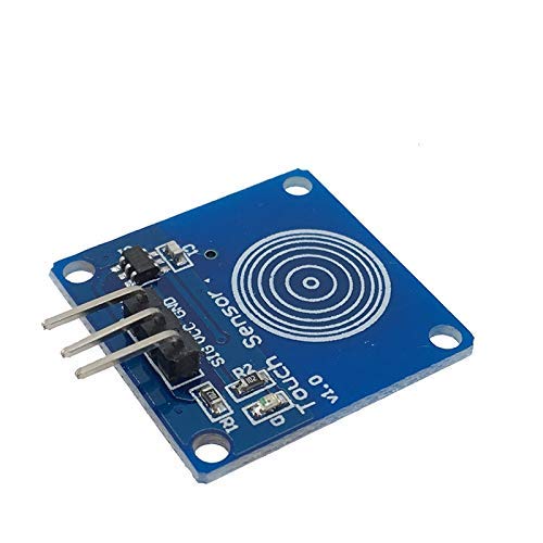 e-INFINITY TTP223B Capacitive Touch Sensor Module - Digital Touch Switch for Arduino DIY Projects | Smart Electronics Starter Kit | Home Automation & Robotics Applications