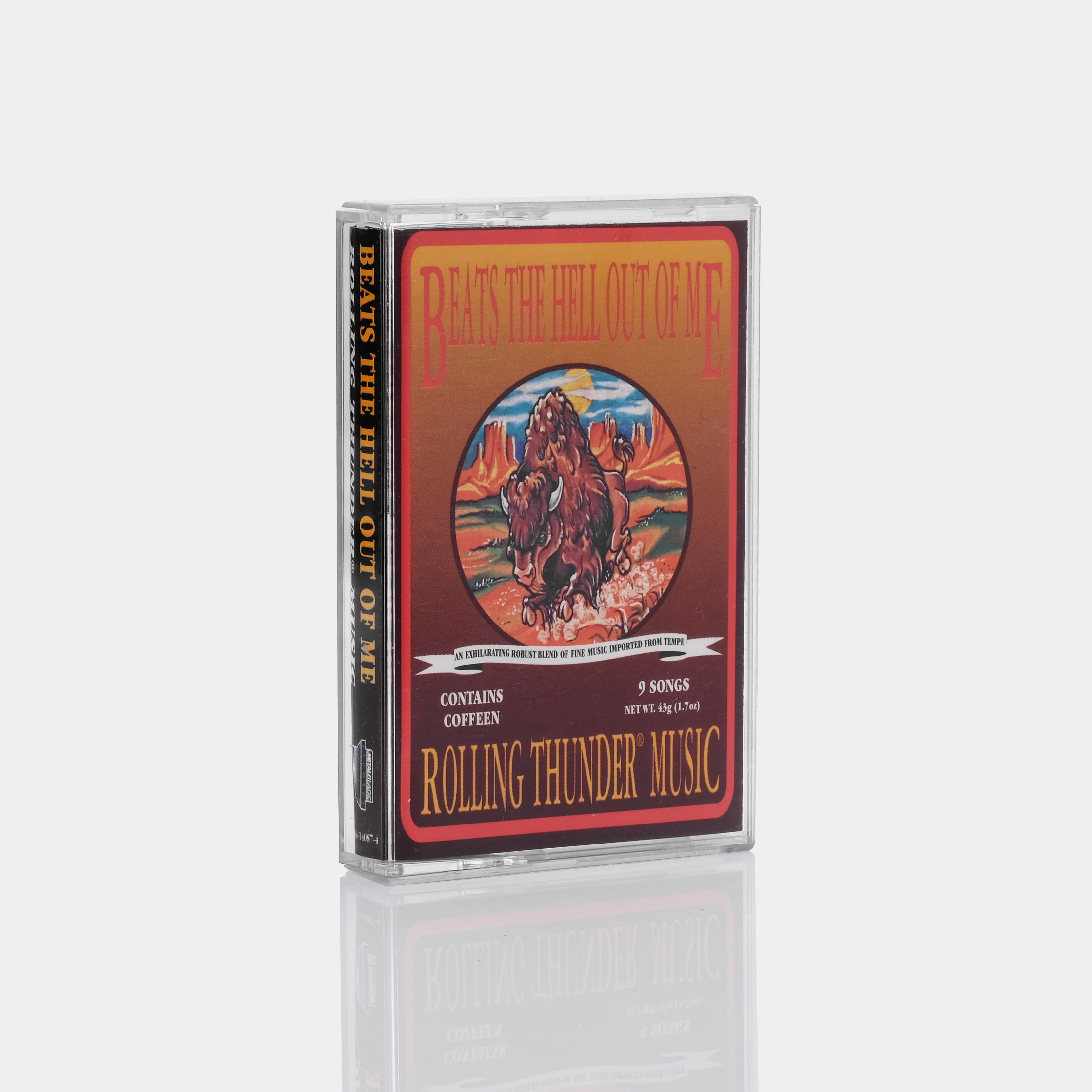 Beats The Hell Out Of Me - Rolling Thunder Music Cassette Tape | Vintage 80s Punk Rock Collectible | Perfect for Music Lovers & Retro Enthusiasts