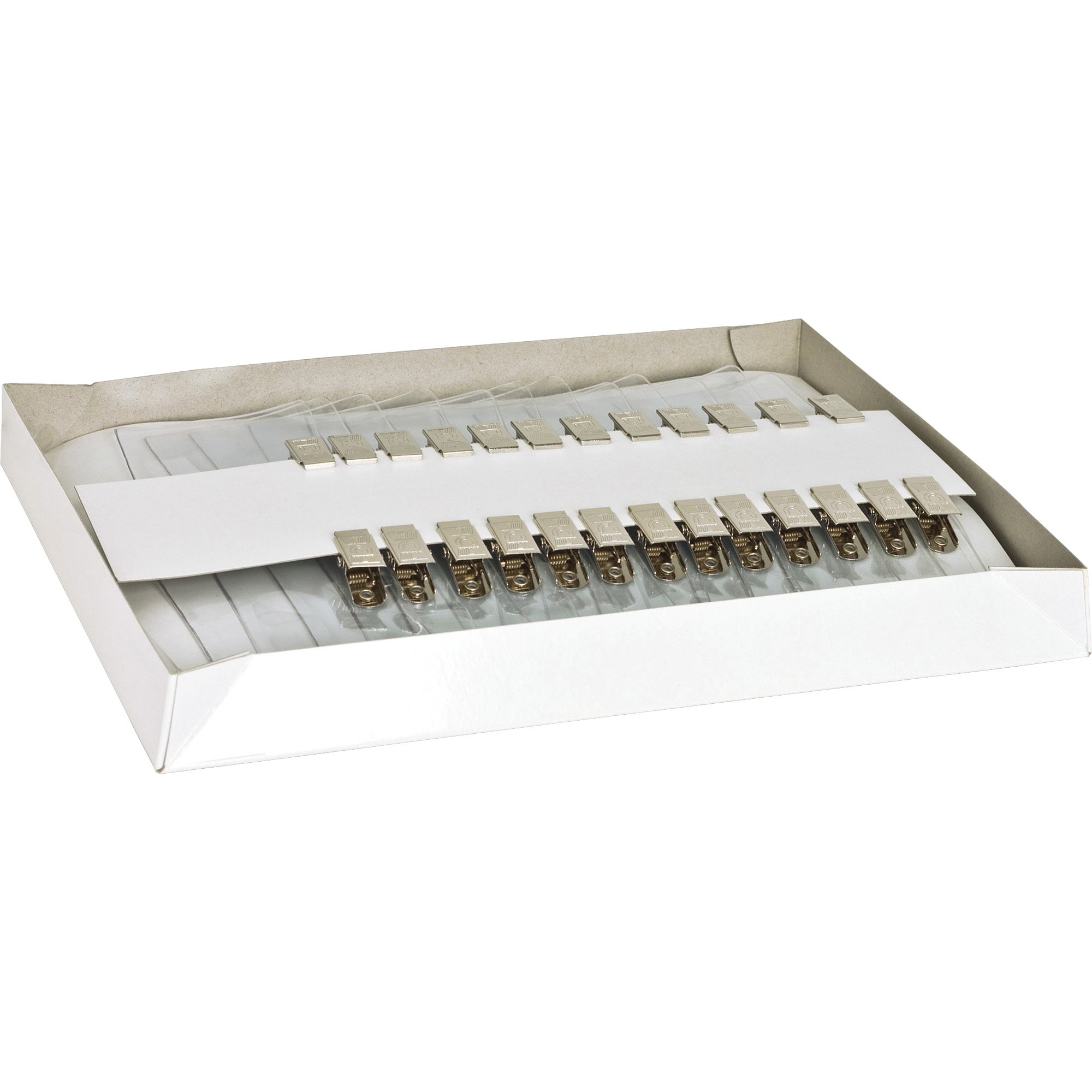 Business Source Clear Name Badge Holder (19180) - Ideal for Conferences, Events, and Professional Networking