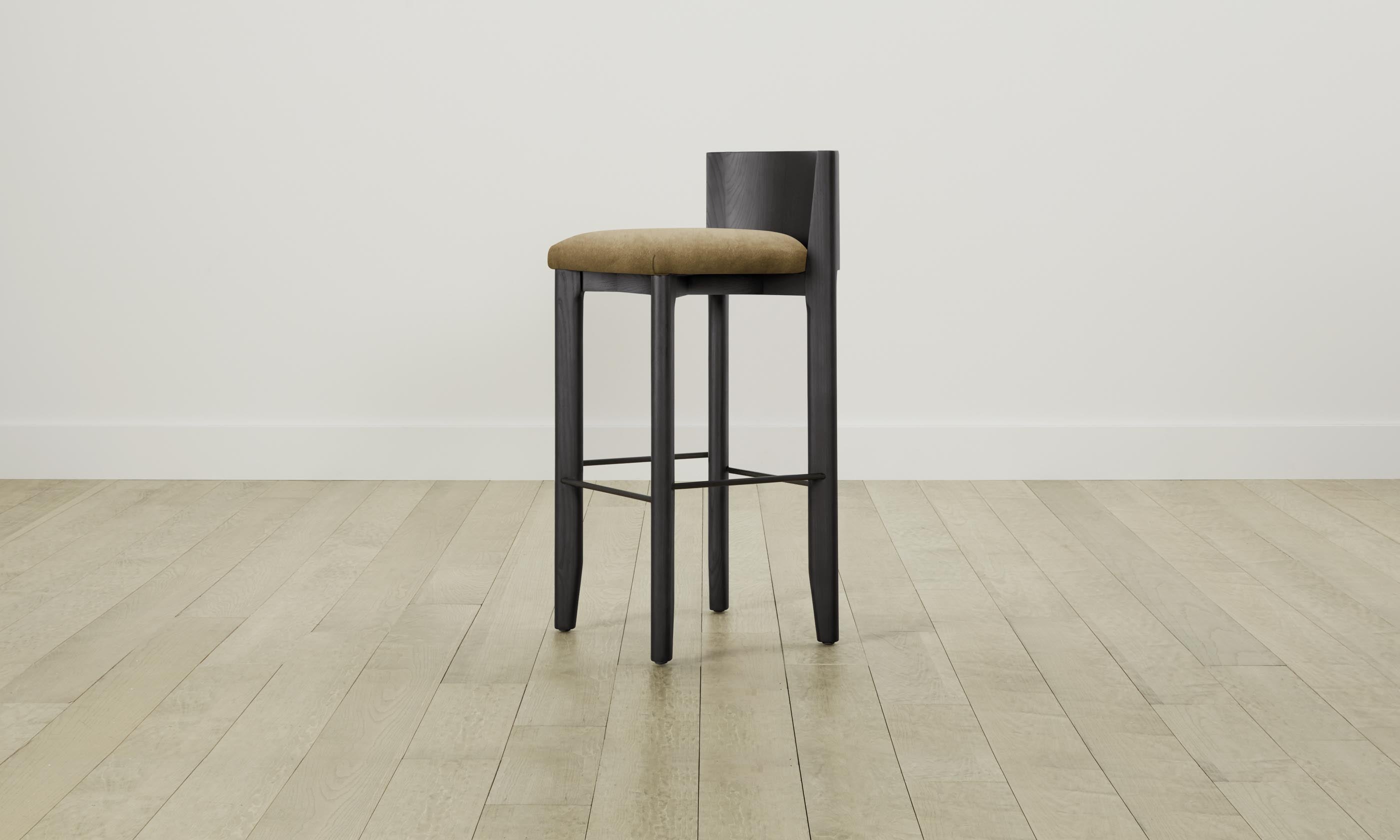 The Delancey Bar & Counter Stool - Performance Velvet Cider Upholstered Bar Stools for Kitchen Island, Breakfast Nook & Home Bar - Comfortable Modern Seating for Dining & Entertaining