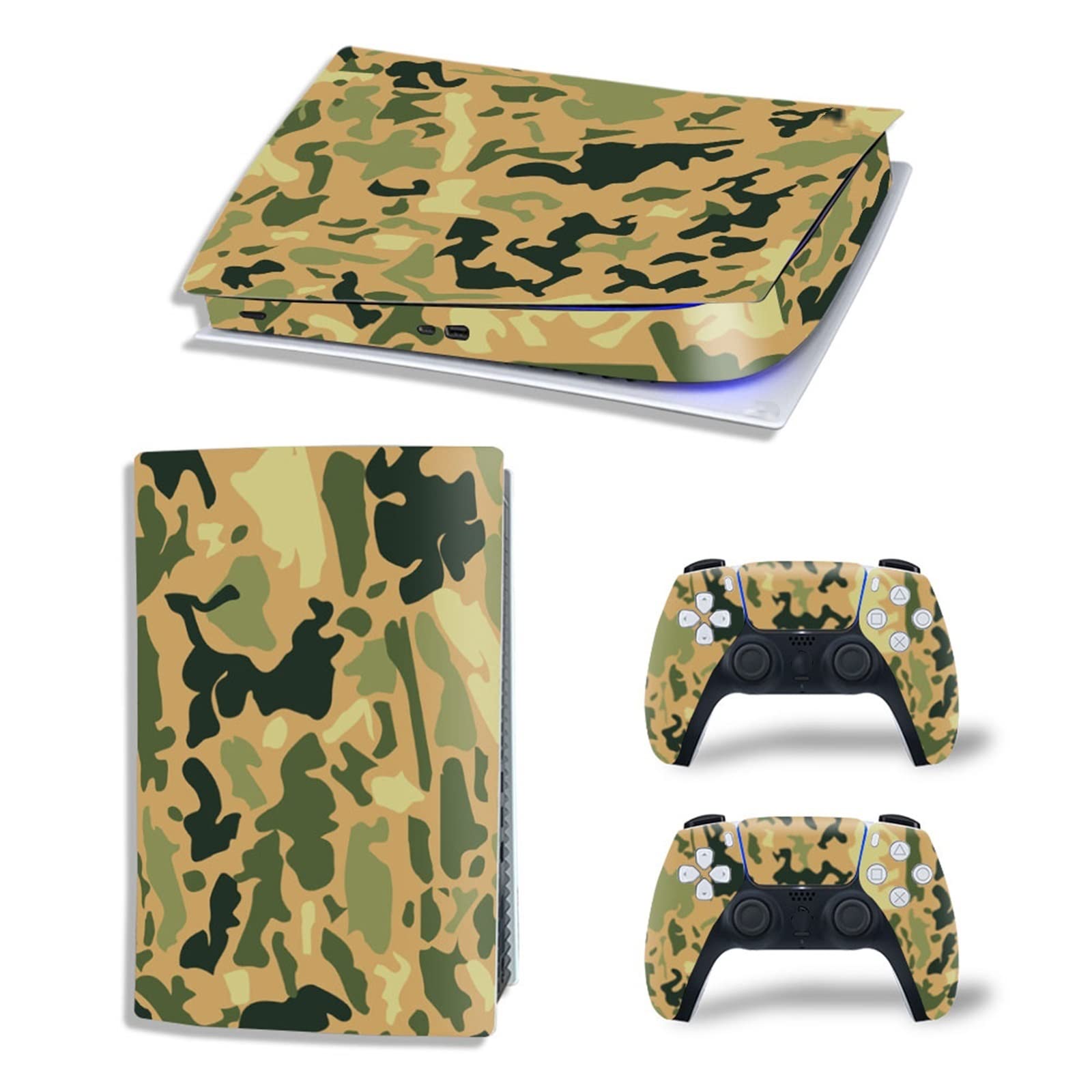 Anime Console Vinyl Wrap Skin for PS5 Digital Edition - Scratch Resistant, Durable, Bubble-Free Anti-Scratch Film for 2 Controllers (60880) - Perfect for Gaming Setups & Anime-Themed Decor