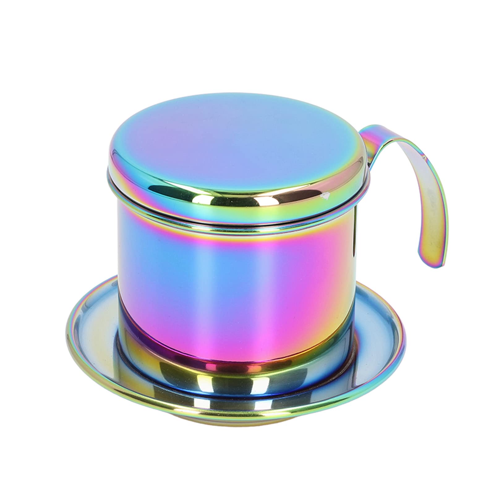 Premium Vietnamese Coffee Phin Filter - Stainless Steel Drip Coffee Maker for Home & Cafe Use | Reusable & Colorful Design | Perfect for Traditional Iced Coffee or Hot Brewing