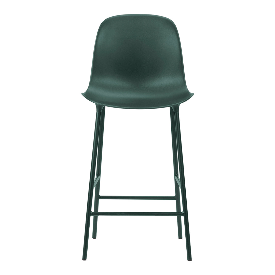 Modern Form Counter Chair - Stylish Bar Stool for Kitchen Island, Breakfast Nook & Home Bar | Adjustable Height & Comfortable Seating