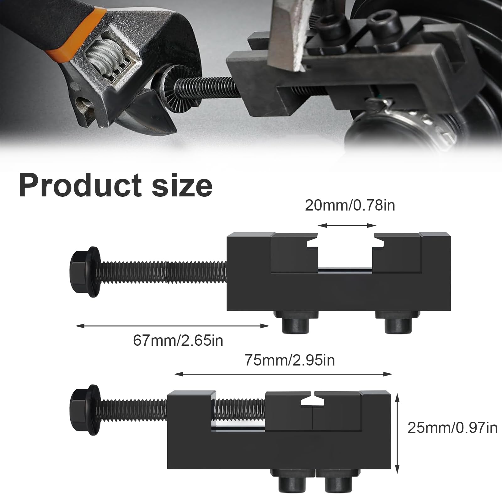 Bolaxin CV Axle Boot Clamp Tool Set - Professional CV Joint Boot Clamp Pliers for Drive Shaft & Hose Clamping - Compatible with Toyota, Lexus (09521-24010) - Perfect for Auto Repair Shops & DIY Mechanics