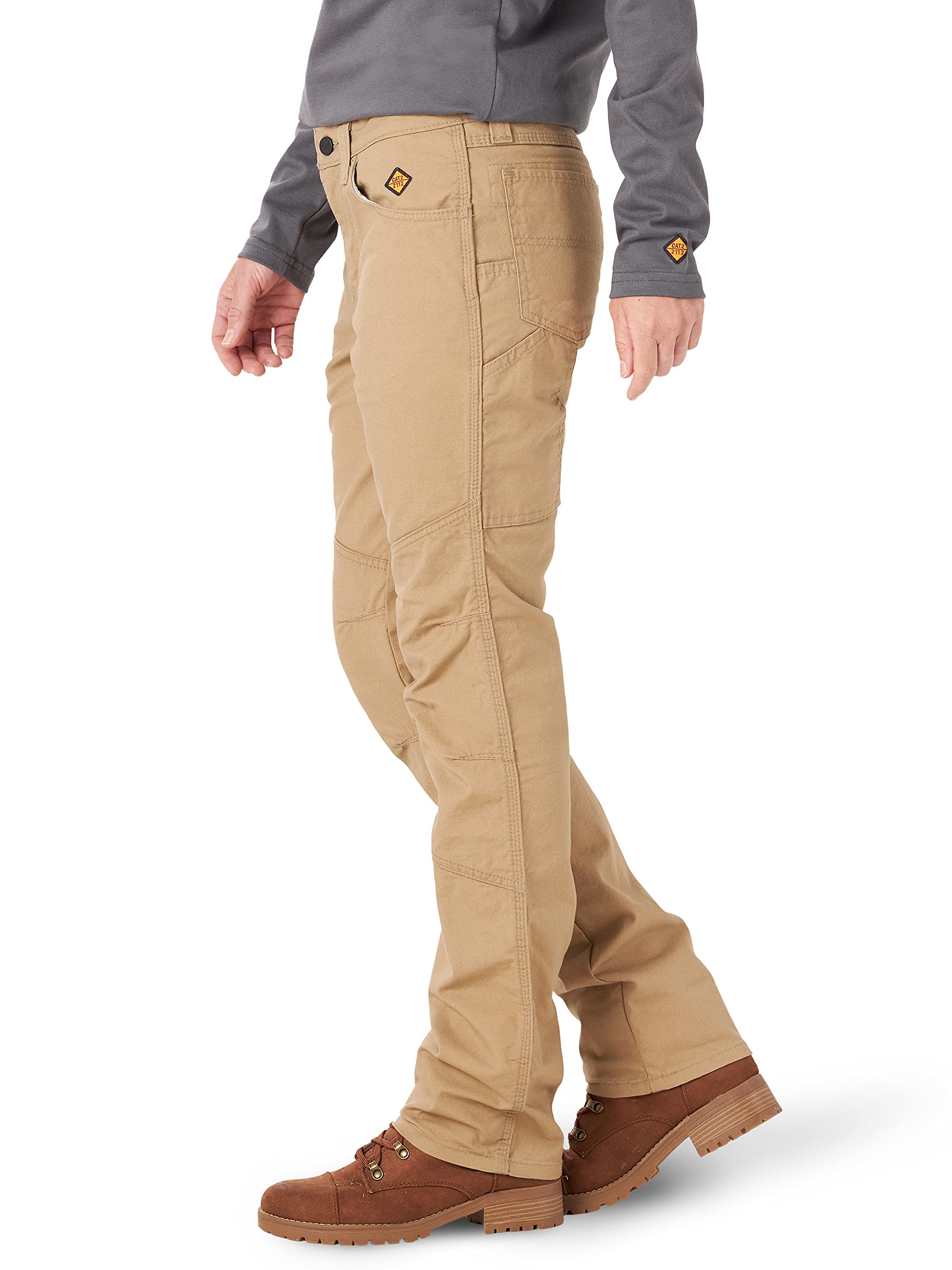 Wrangler Women's Flame Resistant Utility Work Pants - Durable FR Safety Pants for Construction, Oilfield & Industrial Work