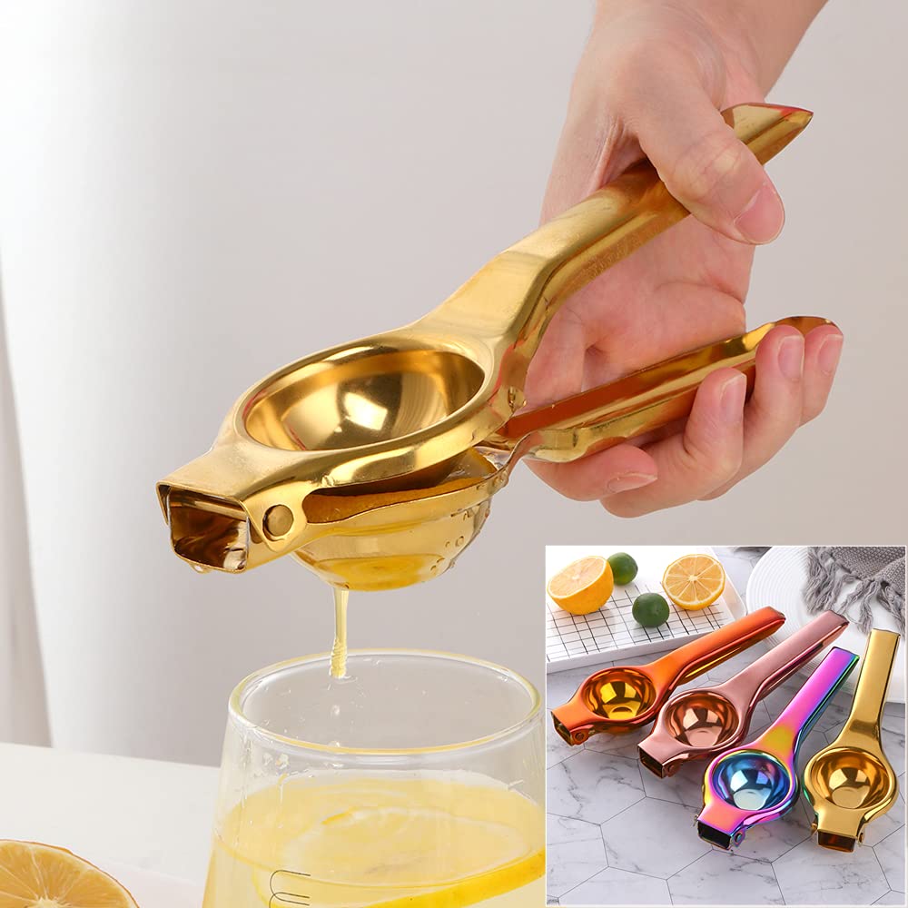 Rainbow 12-Piece Kitchen Tools Set - Garlic Press, Wine Opener, Measuring Spoons, Lemon Squeezer, Vegetable Peeler, Apple Cutter, Tongs & More - Dishwasher Safe for Cooking, Baking & Meal Prep