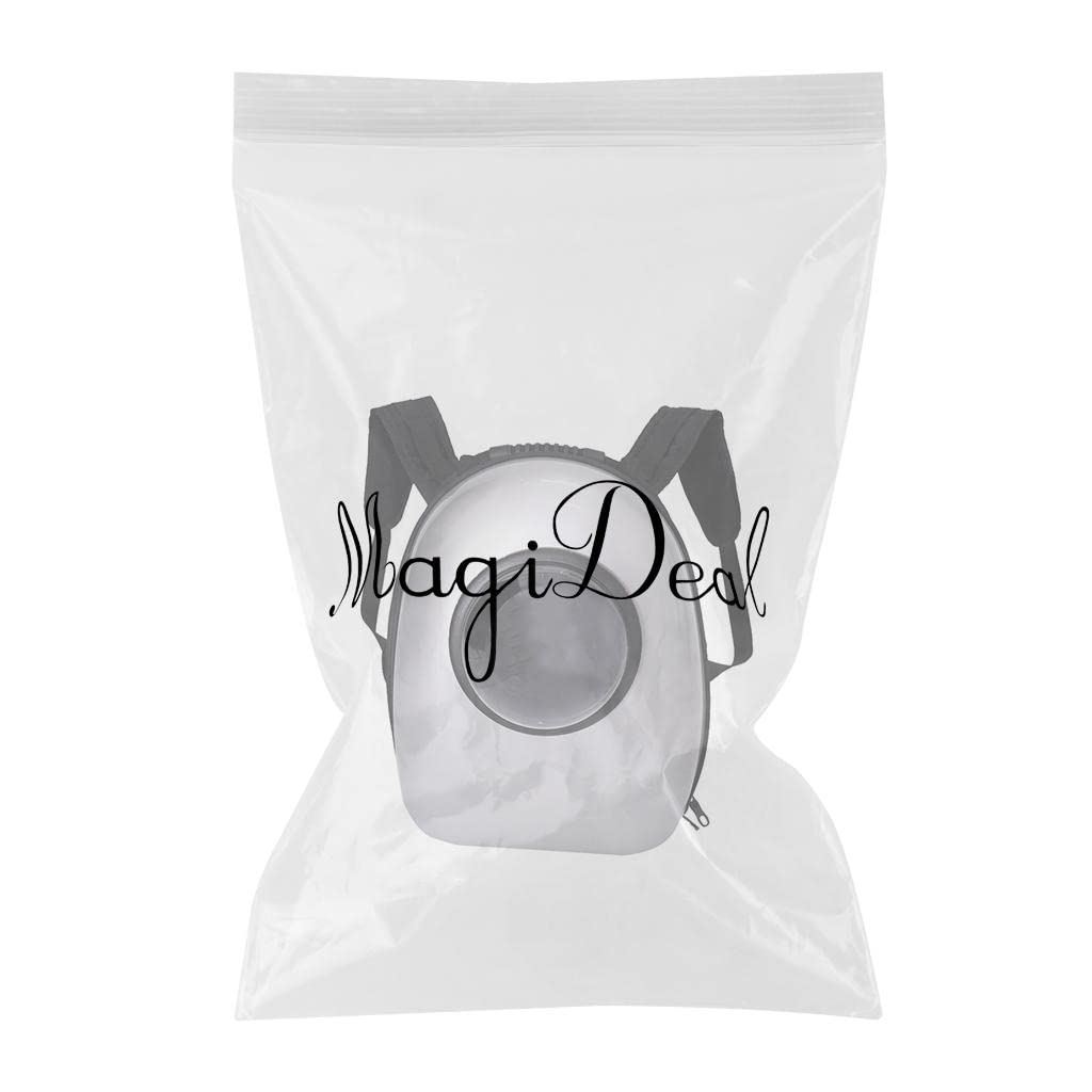 Enakshi Space Capsule Pet Backpack for Dogs & Cats - Light Gray Carrier for Outdoor Travel, Hiking, and Daily Use | Durable & Comfortable Puppy Carrier | Pet Supplies & Dog Accessories
