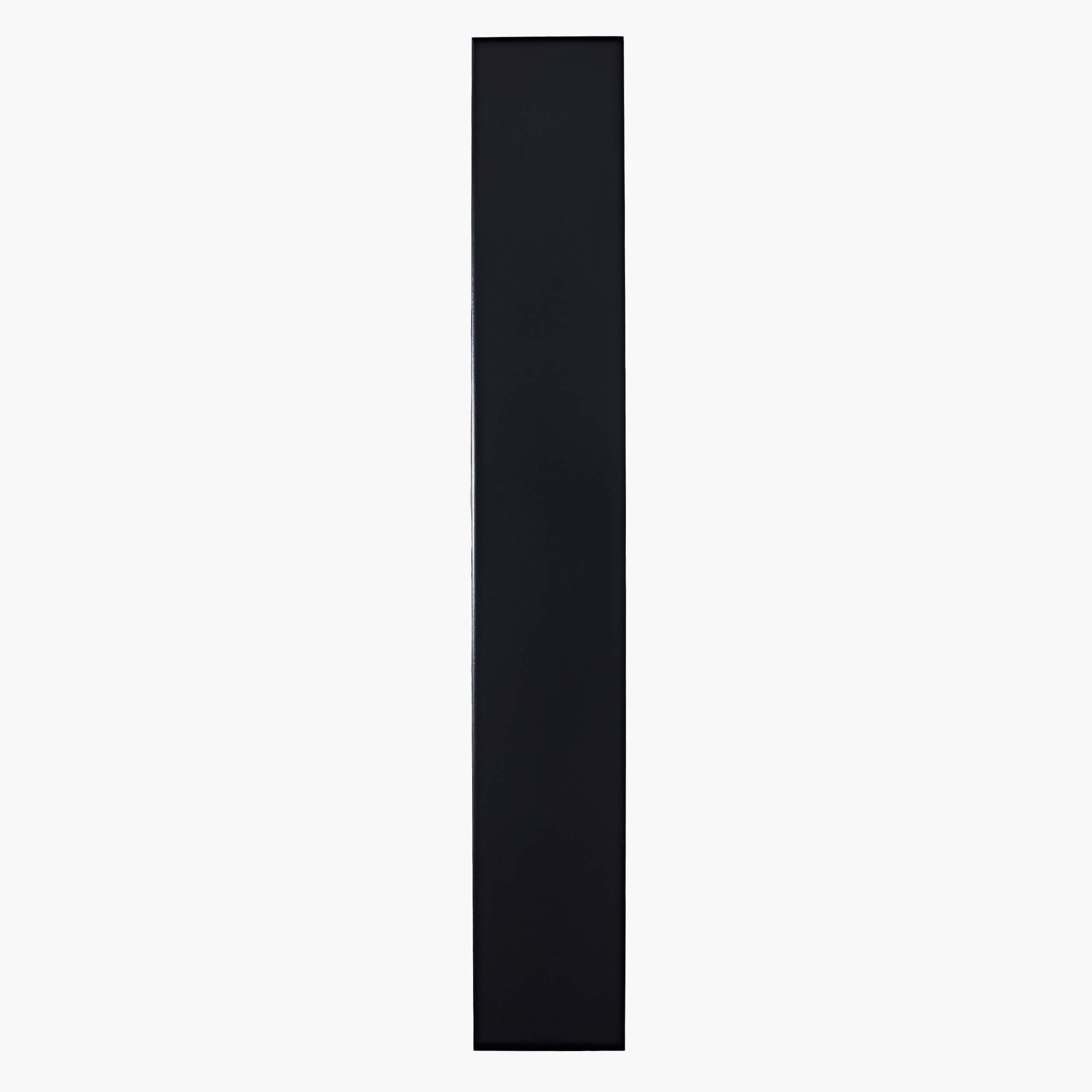 Premium 60x400mm Matte Black Ceramic Wall Tile - Perfect for Kitchen Backsplash, Bathroom, and Shower Walls