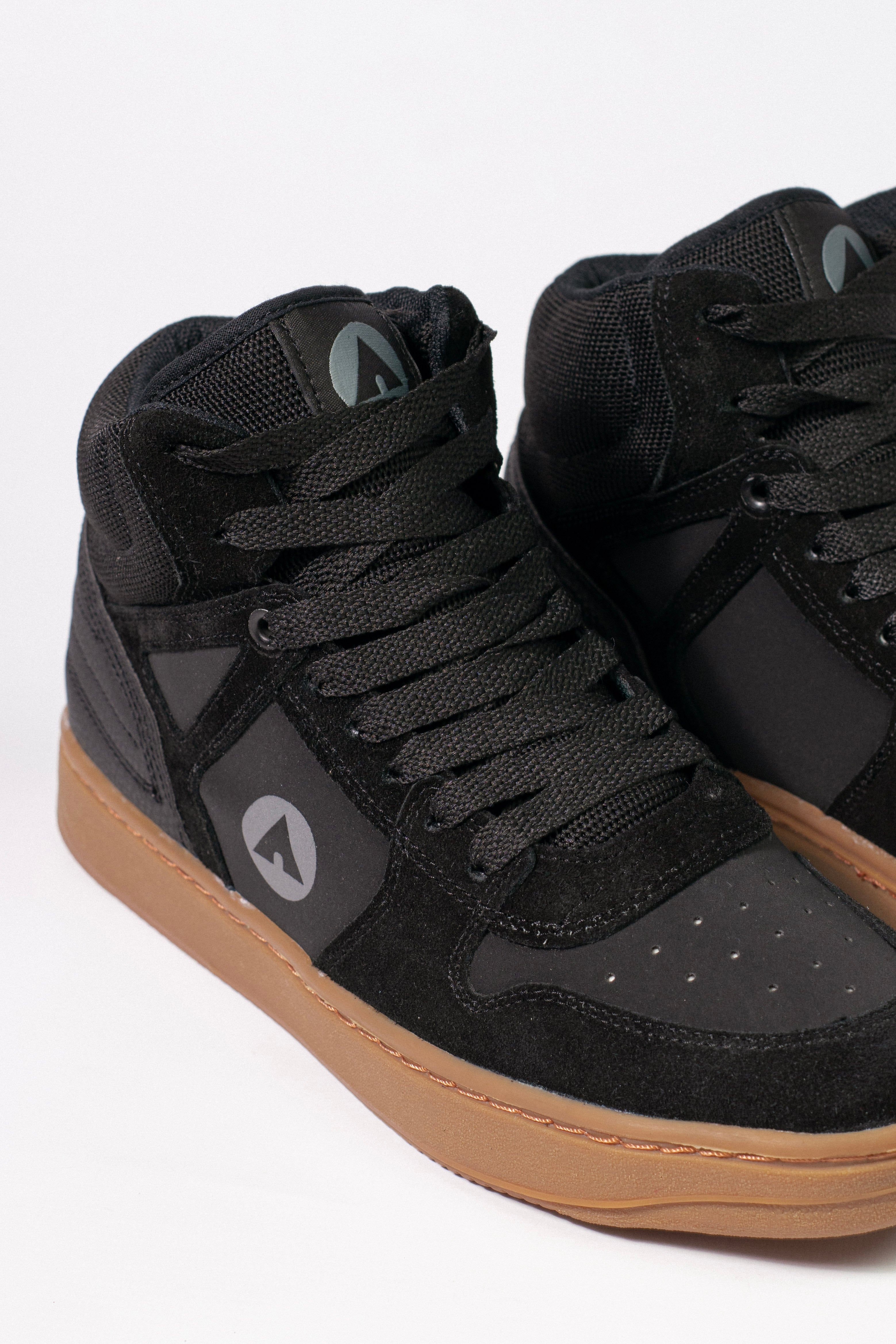 Air Walk H Brick Black Gum Sneakers - Comfortable Casual Shoes for Men & Women - Perfect for Walking, Running, and Everyday Wear
