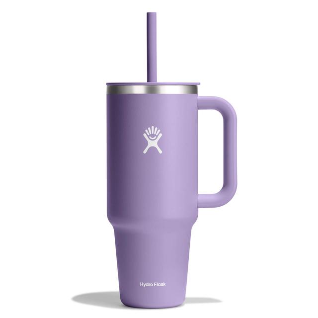 40oz Stainless Steel Insulated Travel Tumbler with Lid & Straw - Keeps Drinks Hot/Cold for Hours - Perfect for Camping, Hiking, Gym & Office Use