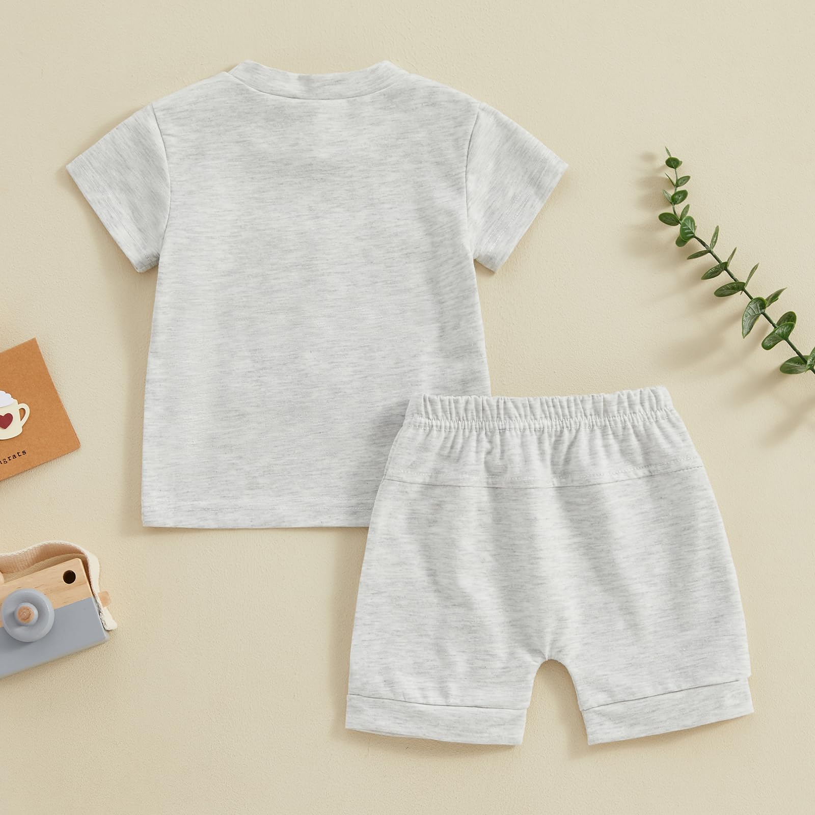 Big Sister Brother Matching Outfits - Summer Shorts Set for Toddlers Playtime