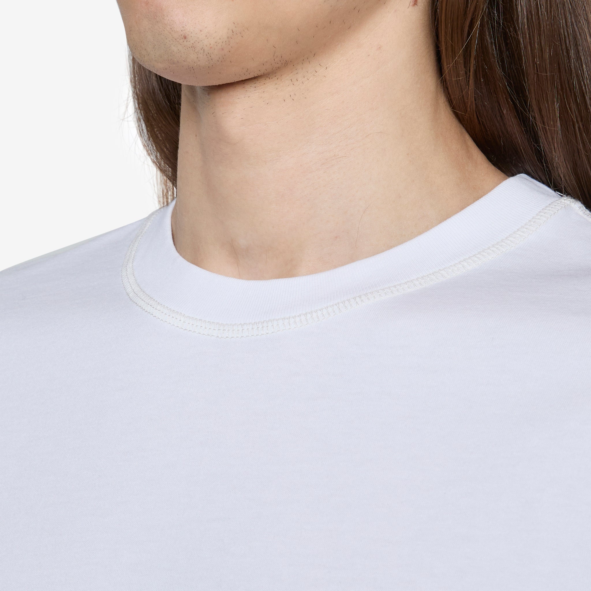 Stylish Contrast T-Shirt in White - Perfect for Casual Wear, Street Style & Everyday Outfits