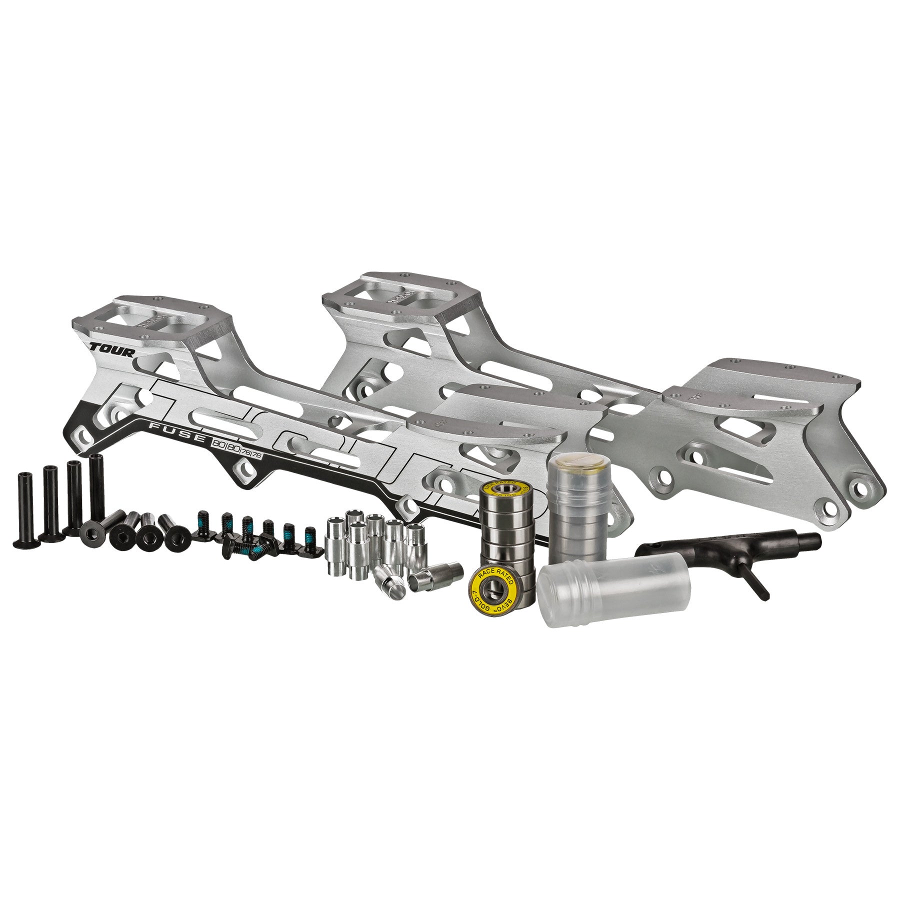 FUSE Split HiLo Chassis for Touring Bikes - Lightweight Aluminum Frame for Road & Mountain Bikes - Perfect for Commuting, Racing & Off-Road Adventures