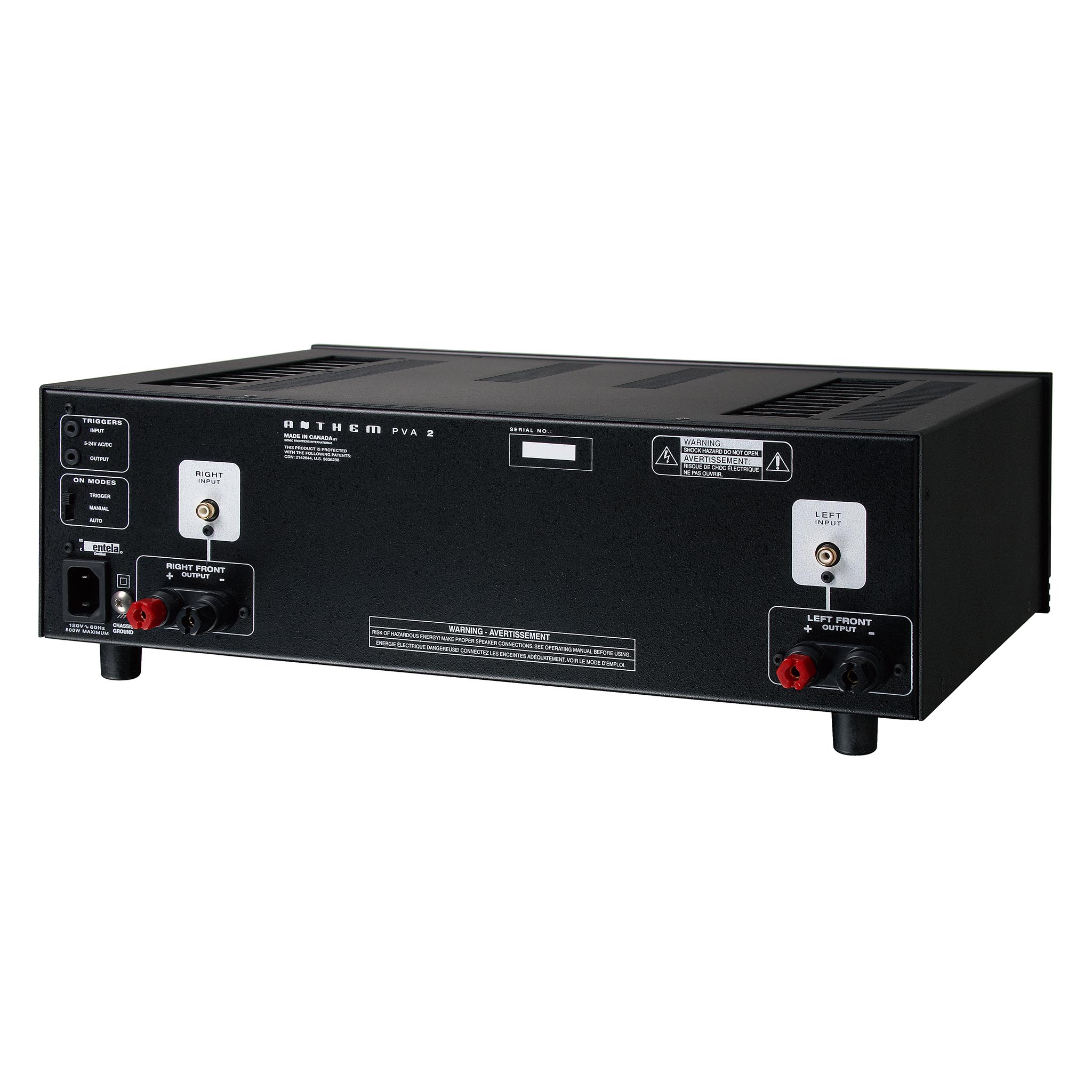 Anthem PVA 2 2-Channel Power Amplifier - High Performance Stereo Audio Amp for Home Theater & Professional Sound Systems