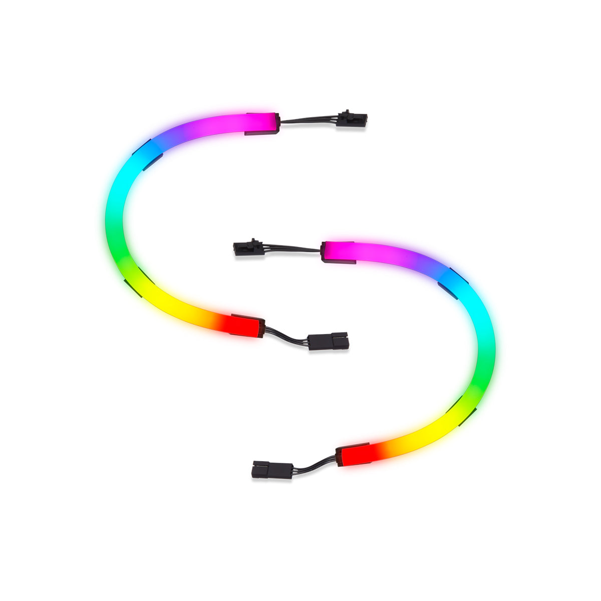 Corsair iCUE LS100 Smart RGB LED Lighting Strip Expansion Kit 250mm - Perfect for PC Gaming Setup & Room Ambience