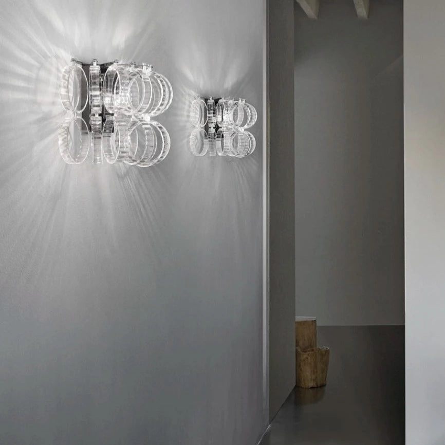 Vistosi Ecos Modern Wall Lamp - Energy Efficient LED Lighting for Living Room, Bedroom & Hallway Decor