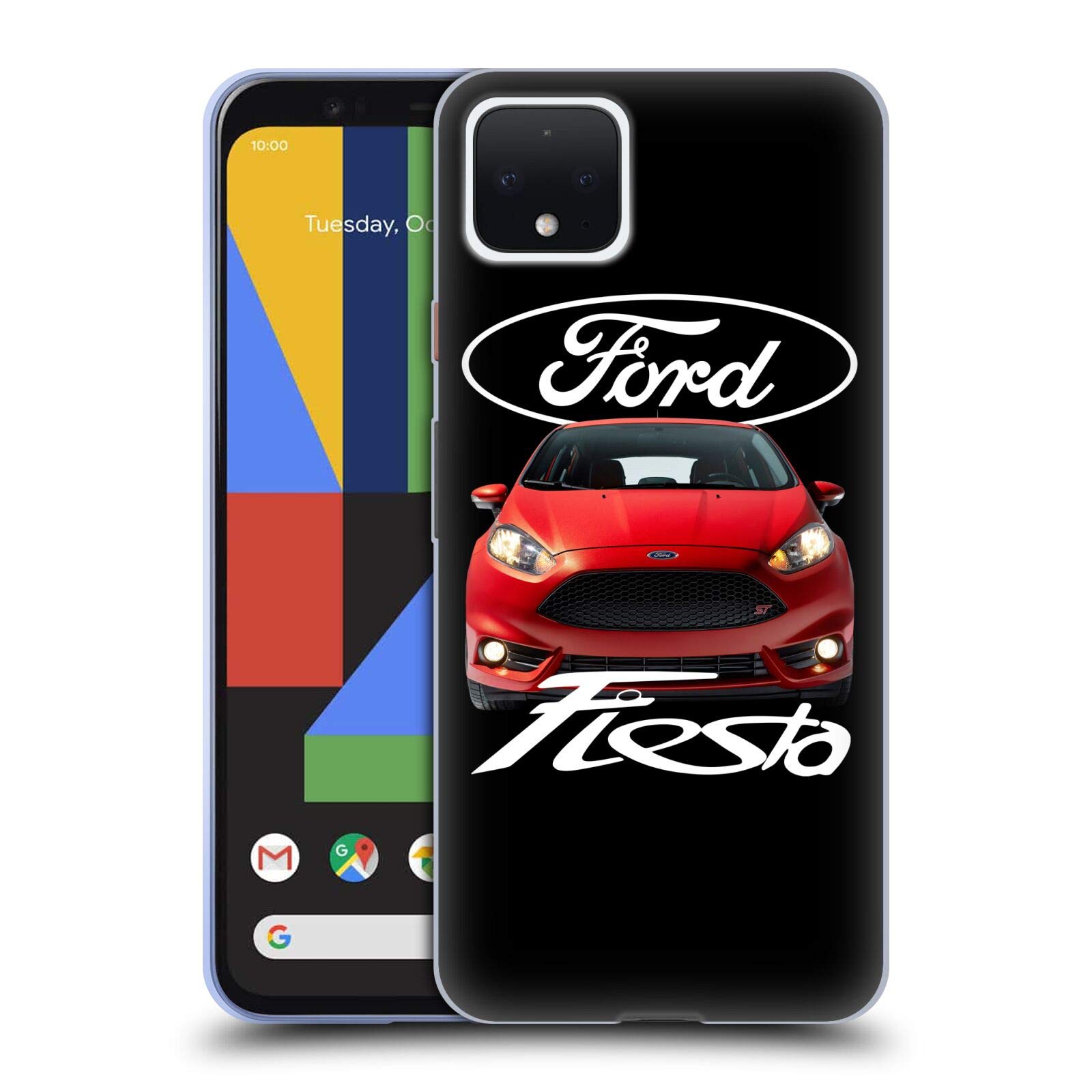Ford Fiesta ST Soft Gel Case for Google Pixel 4 - Car Enthusiast Gift