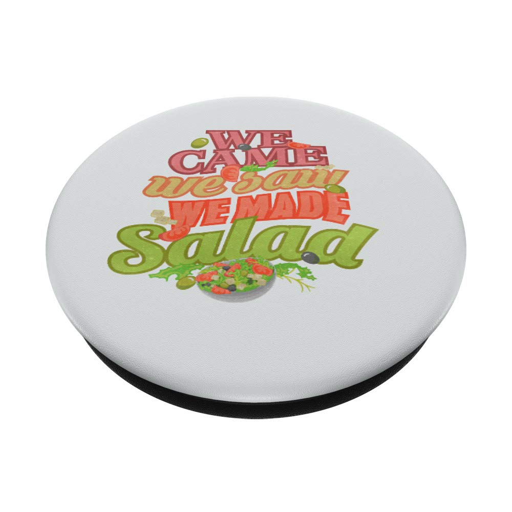 Vegan Plant-Based Salad Lover Gift - PopSockets Phone Grip & Stand for iPhone, Samsung & Tablets | Perfect for Kitchen, Picnics & Healthy Lifestyle