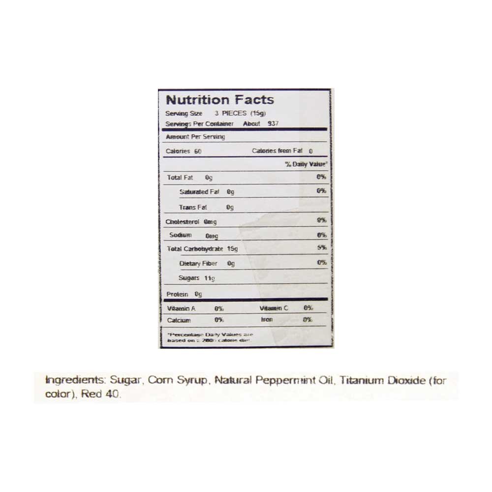 Sunrise Peppermint Starlight Mints - Bulk 31 lb. Box (1 Case) - Perfect for Candy Buffets, Party Favors & Holiday Treats