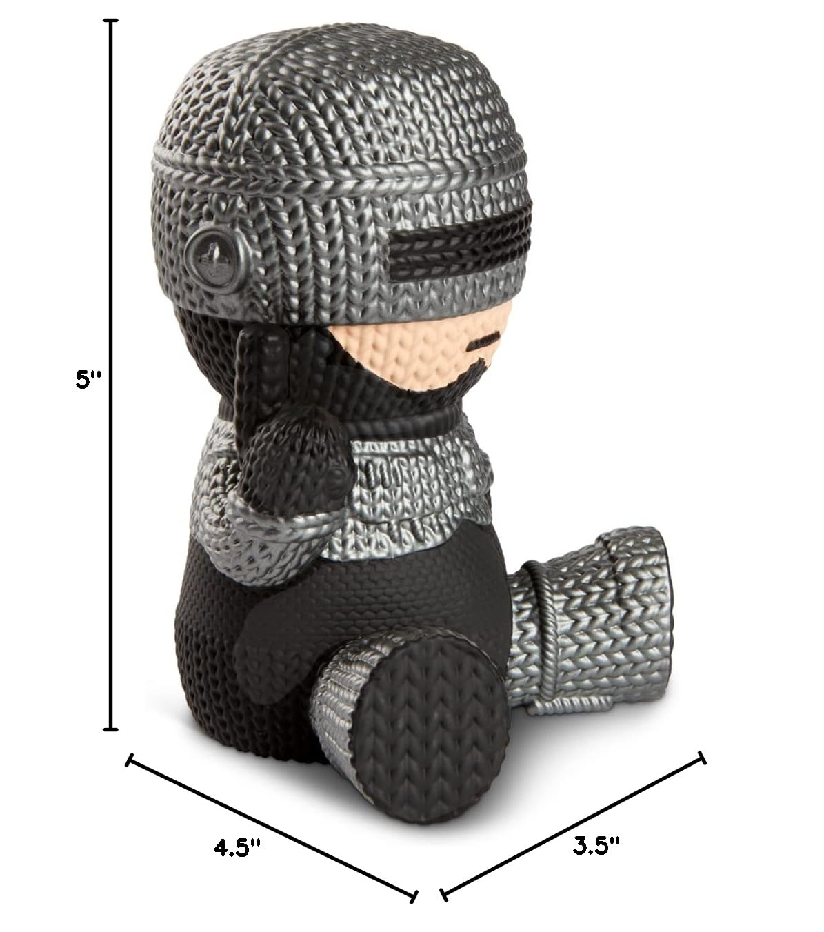 Handmade by Robots - Robocop #071 | Unique Collectible Robot Figure for Home Decor, Office Display & Sci-Fi Enthusiasts