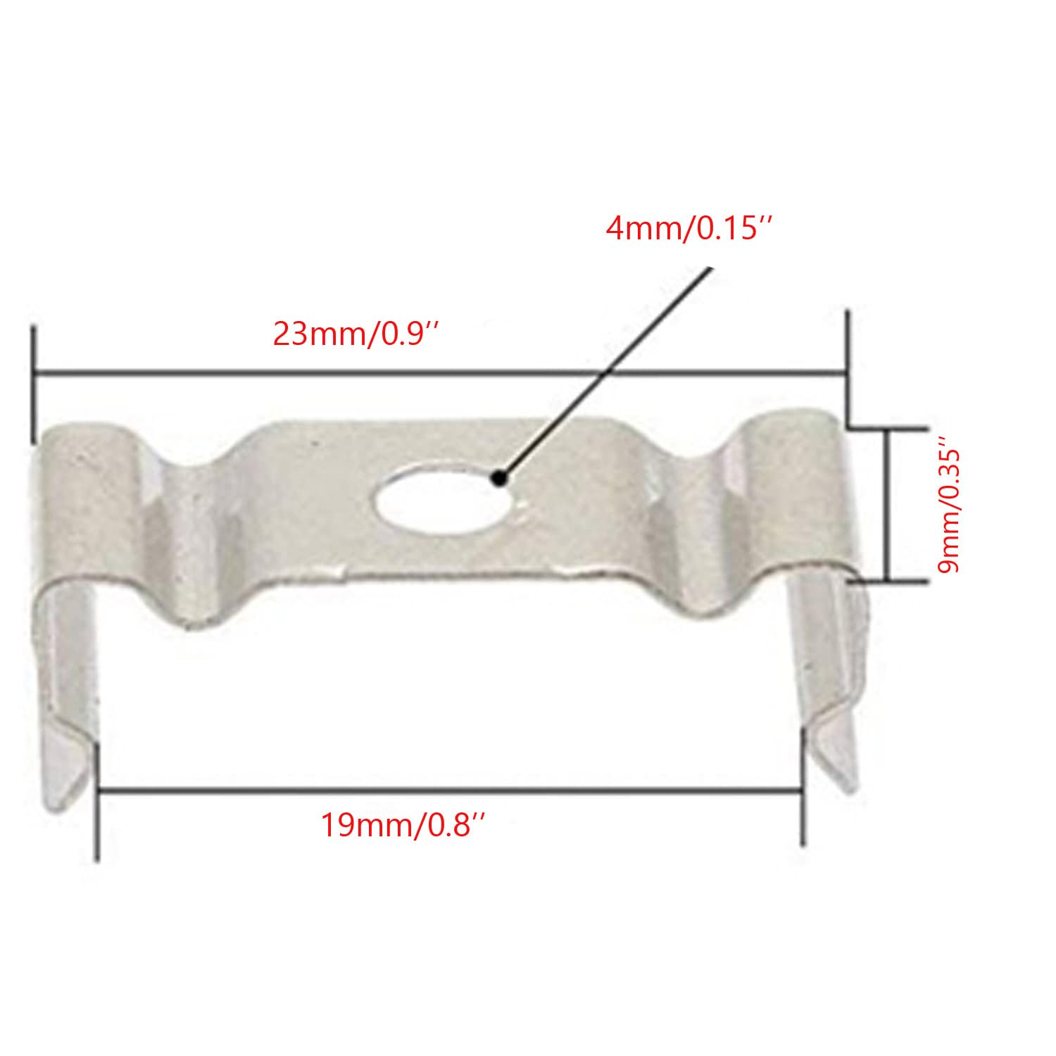 20-Pack T5 LED Light Bulbs with Clips Holder Bracket - 23mm/0.9inch for Shop Lights & Ceiling Fixtures - Perfect for Retail Stores, Warehouses and Home Garages Lighting