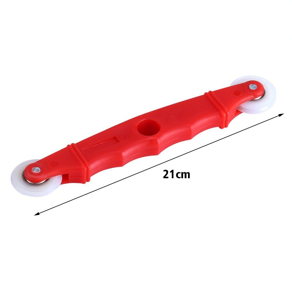 Nylon Wheel Screen Rolling Tool with Plastic Handle - Screen Spline Roller for Sliding Screen Door Repair & Replacement - Durable Screening Tool for DIY Home Improvement & Window Screen Maintenance