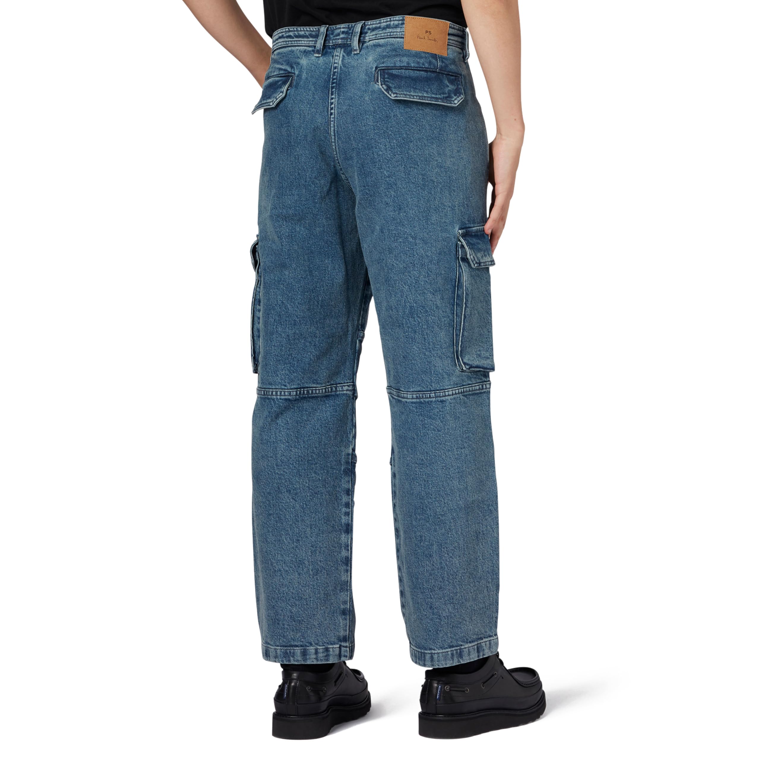 Paul Smith Men's Cargo Jeans - Stylish & Durable Stretch Denim Pants for Casual Wear & Outdoor Adventures | Perfect for Travel, Hiking & Everyday Fashion