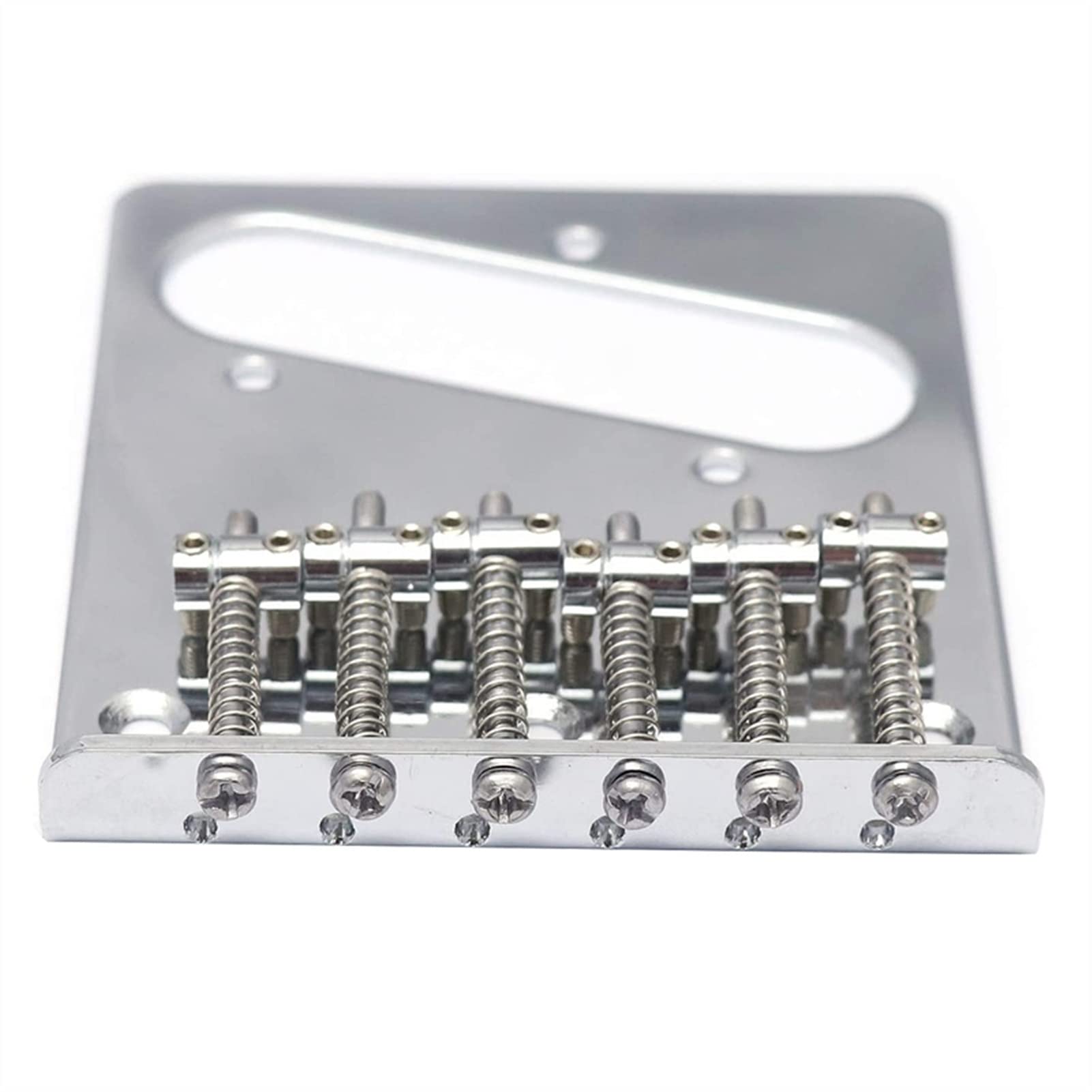 Vintage Style 6-String Guitar Bridge - Top Loader Saddle Replacement Part for Telecaster Electric Guitars | Perfect for DIY Repairs & Upgrades