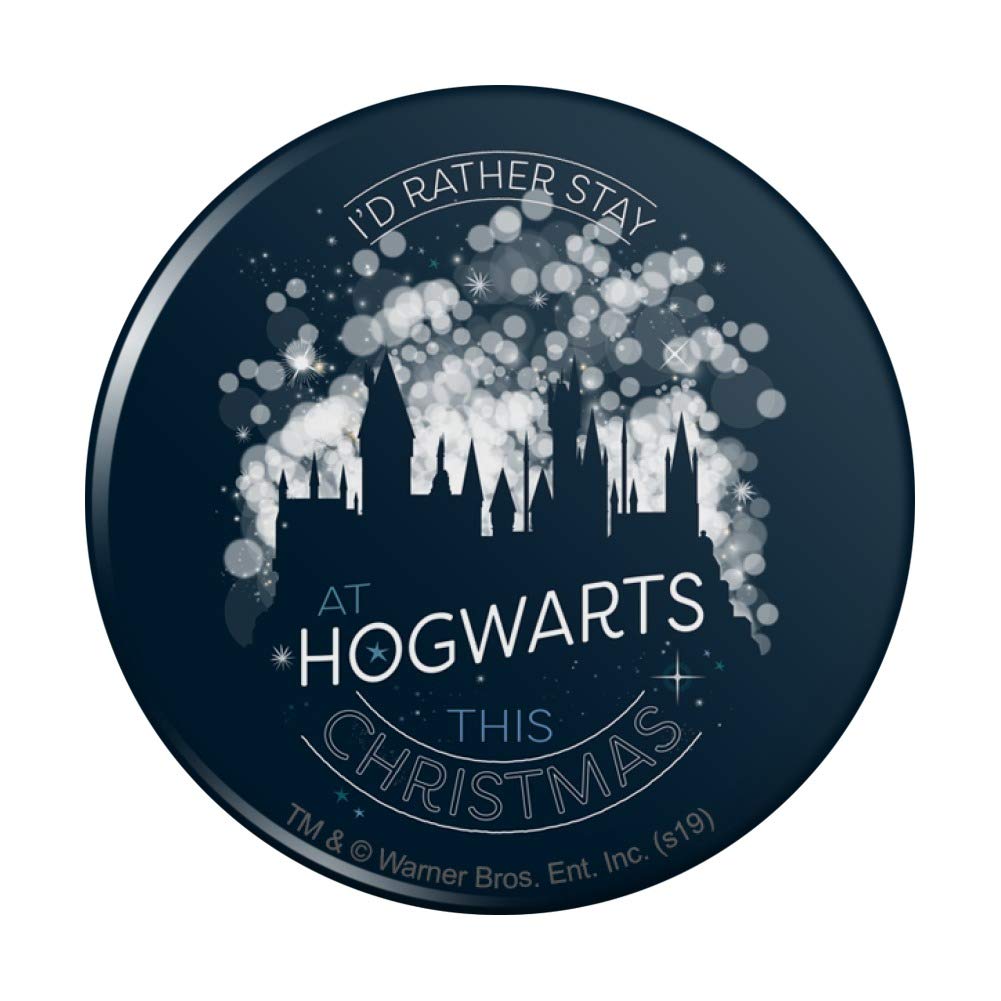 Harry Potter Hogwarts Christmas Kitchen Fridge Magnet Set - Decorative Refrigerator Magnets for Home, Office & Gifts - Perfect for Holiday Decor, Party Favors & HP Fan Collectibles