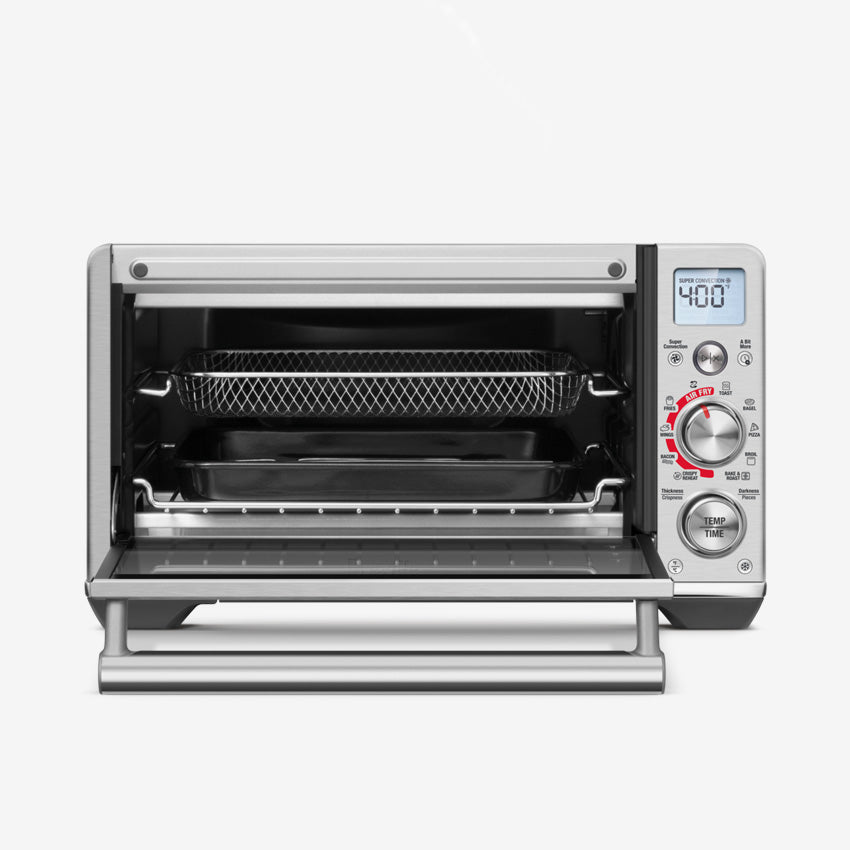 Breville Smart Oven Air Fryer Compact - 12L Capacity Countertop Convection Oven with Air Frying, Baking & Toasting | Perfect for Small Kitchens, Dorms & Apartments