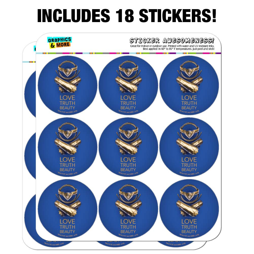 Wonder Woman Movie Themed Planner Stickers - Love, Truth, Beauty Collection for Scrapbooking, Journaling & Crafting - Perfect for Bullet Journals, DIY Projects & Gift Giving