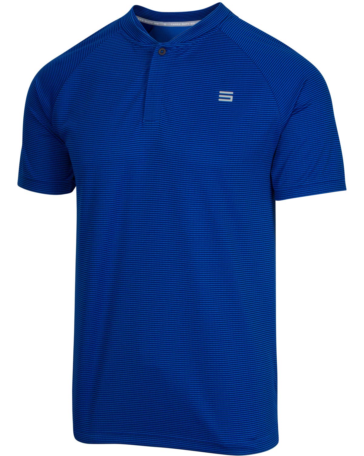 Three Sixty Six Men's Collarless Golf Shirts - Lightweight Breathable Dry Fit Short Sleeve Polo for Casual Wear | Perfect for Golf, Office & Summer Outdoor Activities