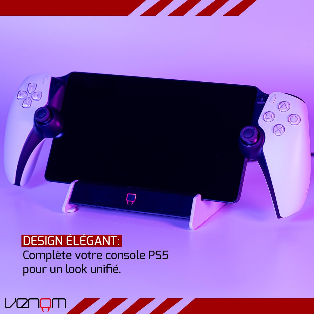 PlayStation Portal (PS5) Charging Dock Station - Fast Wireless Charger for PS5 Accessories | Perfect for Gaming Setup & Home Entertainment