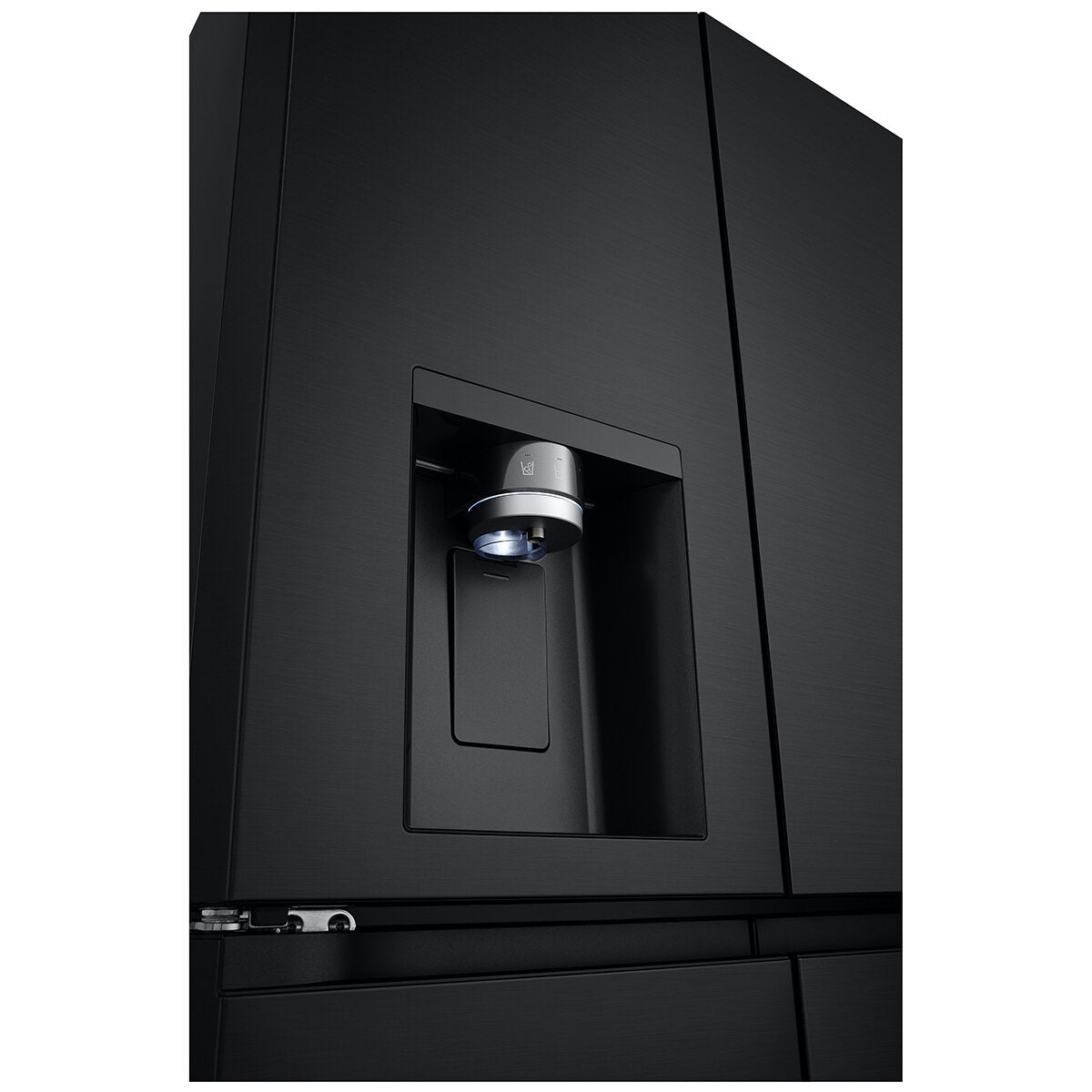LG 508L French Door Refrigerator with Slim In-Door Ice & Water Dispenser - Matte Black (GF-L500MBL) - Perfect for Modern Kitchens & Open-Concept Homes