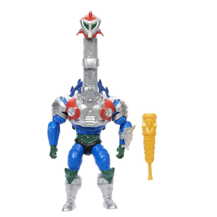 Masters of the Universe Origins Turtles of Grayskull Mekaneck Action Figure - Collectible Toy for MOTU Fans & Display for Home Office Decor