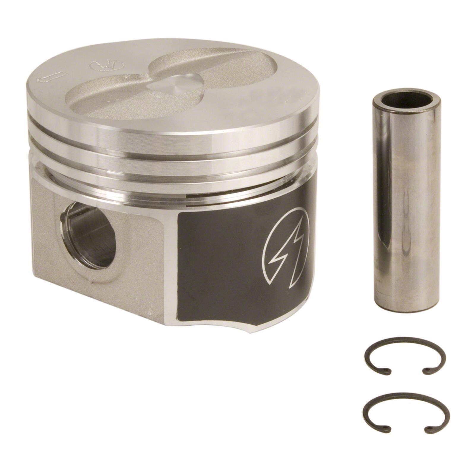 SPEED PRO Forged Flat Top 4-Barrel Pistons with 8+ CAST Rings for Ford 390 V8 FE Engine .040 Over - High Performance Engine Rebuild & Racing Upgrade
