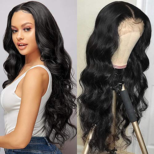Persephone Glueless Synthetic Lace Front Wigs for Black Women - 22 Inch Long Wavy Heat Resistant Human Hair Wig with Natural Hairline | Perfect for Daily Wear, Cosplay & Special Occasions